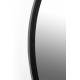 Miroir Matz Ovale L Noir Woody Glace Design Décoration en Métal Noir et Verre 3x60x160cm