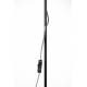 Lampadaire Landon Woody Luminaire Design Eclairage sur Pied en Métal Noir 24x24x135cm