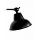 Applique Murale Articulée Xavi Noir Woody Luminaire Design en Métal Galvanisé Couleur Noire 17x61x70cm