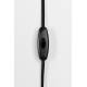 Applique Murale Articulée Xavi Noir Woody Luminaire Design en Métal Galvanisé Couleur Noire 17x61x70cm