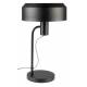 Lampe de Table Landon Woody Luminaire Design Eclairage sur Pied en Métal Noir 24x24x42cm