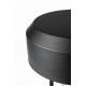 Lampe de Table Landon Woody Luminaire Design Eclairage sur Pied en Métal Noir 24x24x42cm