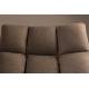 Fauteuil Design Lounge Bar Dutchbone Tendance Siège de Salon Tissu Beige 66x78x81cm