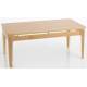 Table Basse Jade Amadeus Sellette Table d'Appoint en Bois de Frêne Couleur Naturelle 45x60x110cm