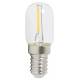 Ampoule Bougie à LED E14 Puissance 1W Intensité Variable Lumière Claire 2x2x6cm