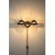 Applique Murale Monica Smoke Woody Luminaire Design Eclairage Mural en Métal Noir et Verre Fumé 15x18,5x38cm