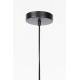Applique Murale Monica Blanc Woody Luminaire Design Eclairage Mural en Métal Noir et Verre Blanc 15x18,5x38cm