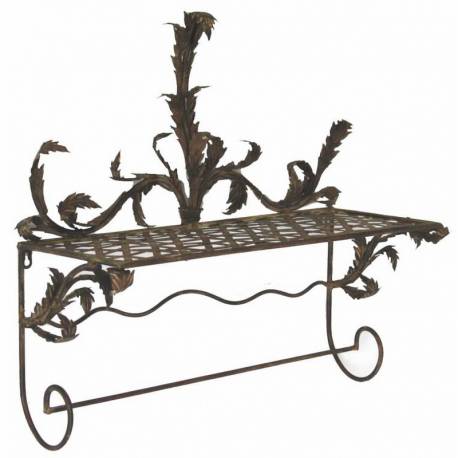 Porte-serviettes En Fer Forgé - Support Pour Serviettes En Papier - 12x10x4,2 Cm - Décoratif Pour Table, Cuisine, Restaurant - Noir