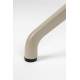 Lot de 2 Chaises Pivotantes Albert Kuip Swivel Taupe Zuiver Sièges en Polypropylène, Tissu et Métal Couleur Taupe 45x52x83,6cm