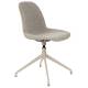Lot de 2 Chaises Pivotantes Albert Kuip Swivel Taupe Zuiver Sièges en Polypropylène, Tissu et Métal Couleur Taupe 45x52x83,6cm