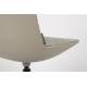 Lot de 2 Chaises Pivotantes Albert Kuip Swivel Taupe Zuiver Sièges en Polypropylène, Tissu et Métal Couleur Taupe 45x52x83,6cm