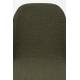 Lot de 2 Chaises Pivotantes Albert Kuip Swivel Vert Zuiver Sièges en Polypropylène, Tissu et Métal Vert 45x52x83,6cm