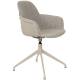 Lot de 2 Fauteuils de Table Pivotants Albert Kuip Swivel Taupe Zuiver Chaise 52x59,2x83,6cm