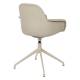 Lot de 2 Fauteuils de Table Pivotants Albert Kuip Swivel Taupe Zuiver Chaise 52x59,2x83,6cm