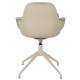 Lot de 2 Fauteuils de Table Pivotants Albert Kuip Swivel Taupe Zuiver Chaise 52x59,2x83,6cm