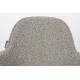 Lot de 2 Fauteuils de Table Pivotants Albert Kuip Swivel Taupe Zuiver Chaise 52x59,2x83,6cm