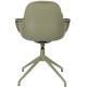 Lot de 2 Fauteuils de Table Pivotants Albert Kuip Swivel Vert Zuiver Chaise 52x59,2x83,6cm