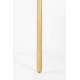 Lampadaire Fan Bambou Zuiver Luminaire sur Trépied Eclairage en Bambou Couleur Naturelle et Tissu Couleur Crème 50x50x155cm