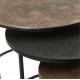 Set de 3 Tables Basses Rondes Gigogne Yuli Tables D'Appoint Athezza en Métal 3 Tailles 3 Coloris