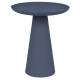 Guéridon Ringar Medium Rond Bleu Woody Bout de Canapé Design Table d'Appoint en Métal Bleu 34,5x34,5x41,5cm