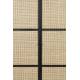 Cabinet Haut 2 Portes Guuji Woody Armoire 2 Etagères Design en Métal Noir et Cannage Rotin Naturel 38x70x145cm