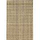 Cabinet Bas 2 Portes Guuji Woody Armoire 1 Etagère Design en Métal Noir et Cannage Rotin Naturel 38x80x100cm