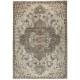 Tapis Rectangulaire Amori Gris et Brique Dutchbone Carpette de Salon en Tissu Gris et Couleur Brique 2 Dimensions