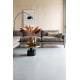 Table Basse Ronde Glam Noir Zuiver Table d'Appoint Moderne en Métal Noir et Doré 35x60x60cm