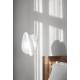 Suspension 1 Lumière Screen XS Market Set Eclairage Moderne en Papier Murano et Métal Blanc 12x33x320cm