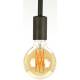 Ampoule Ronde Balle Sphérique à LED E27 Hinsk Puissance 4W Dimmable Lumière Ambrée 9,5x9,5x14cm