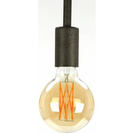 Ampoule Ronde Balle Sphérique à LED E27 Hinsk Puissance 4W Dimmable Lumière Ambrée 9,5x9,5x14cm