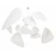 Suspension Screen XL Market Set Eclairage Moderne Style Mobile en Papier Murano et Métal Blanc 110x110x345cm
