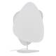 Lampe de Table Screen Market Set Eclairage Moderne en Papier Murano et Métal Blanc 18x33x51cm