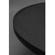 Table Basse Ronde Winston Dutchbone Sellette Moderne Guéridon en Bois et Résine Noir 35x70x70cm