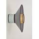 Applique Singapour Market Set Luminaire Moderne en Cannage Naturel et Lin Lavé Couleur Amande et Anthracite 40x40x40cm