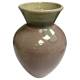 Vase Céramique Rosé Amphore Décoration à Poser Pot de Fleurs 11x12x17xm