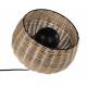 Lampe de Sol Sum Bambou Athezza Luminaire Eclairage d'Intérieur à Poser 25,5x30x30cm