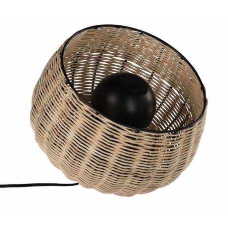 Lampe de Sol Sum Bambou Athezza Luminaire Eclairage d'Intérieur à Poser 25,5x30x30cm