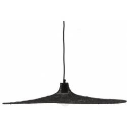 Suspension Fillie Noire Athezza Luminaire Moderne Eclairage en Métal Noir 70x70x100cm