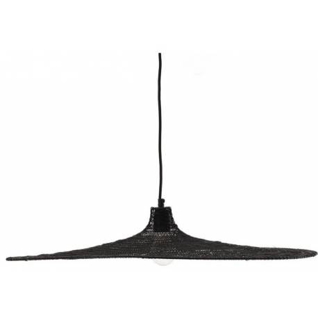Suspension Fillie Noire Athezza Luminaire Moderne Eclairage en Métal Noir 70x70x100cm