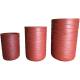 Lot de 3 Jardinières Bac à Plantation Pot de Fleurs Cache-Pot en Résine Rouge Motif Vagues 3 Tailles