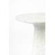 Table Ronde Victoria Recyclé Zuiver Guéridon Moderne Table d'Appoint en Résine Multicolore 40x40x45cm