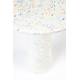 Table Ronde Victoria Recyclé Zuiver Guéridon Moderne Table d'Appoint en Résine Multicolore 30x30x56cm