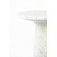 Table Ronde Victoria Recyclé Zuiver Guéridon Moderne Table d'Appoint en Résine Multicolore 30x30x56cm