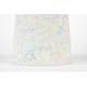 Table Ronde Victoria Recyclé Zuiver Guéridon Moderne Table d'Appoint en Résine Multicolore 30x30x56cm