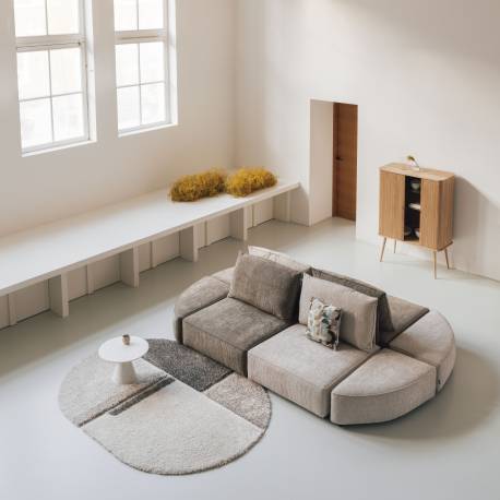 Tapis Zest Zuiver Carpette Moderne Décoration de Salon en Tissu Tons Gris 2 Tailles