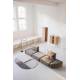 Canapé Modulable Hunter Zuiver Sofa 4,5 Places Assise de Salon Moderne Siège en Tissu Côtelé Couleur Mousse et Bois 87x100x417cm