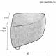 Pouf Angle Droit Hunter Zuiver Élément Canapé Modulable Assises de Salon en Tissu Côtelé 4 Coloris 38x60x100cm