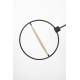 Lampadaire Sirius Zuiver Lampe sur Pied Luminaire Moderne Eclairage Design en Verre Blanc et Métal Noir et Doré 30x97x141cm