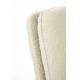 Lot de 2 Chaises Tyler Zuiver Assises de Table Pivotantes Sièges Modernes en Tissu Bouclette Crème et Métal Noir 47,5x64x84,5cm